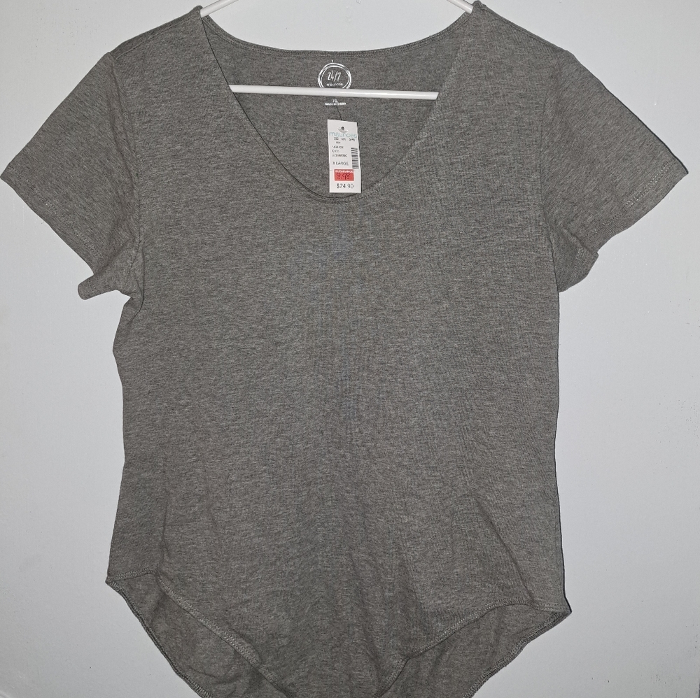Gray leotard
